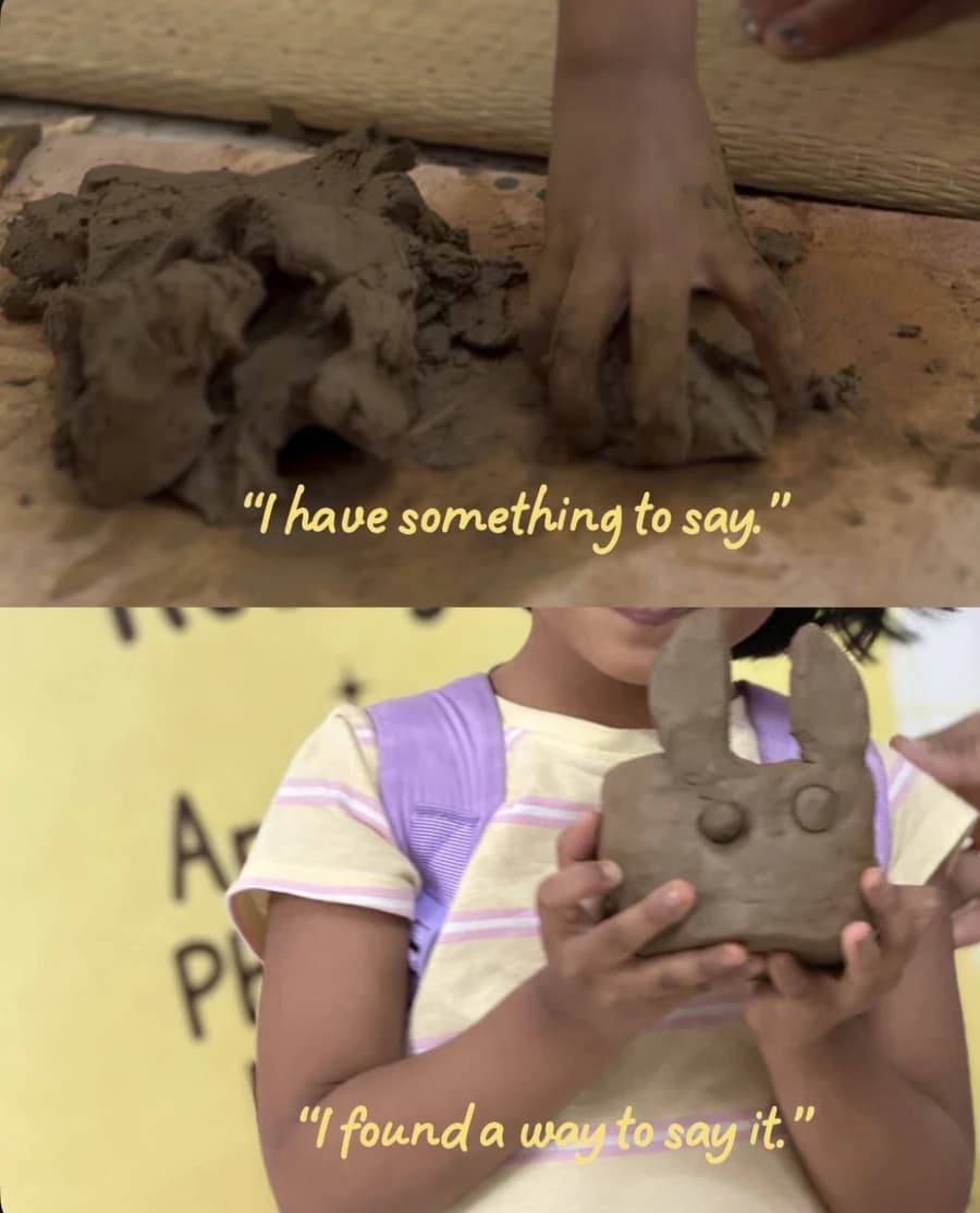 Expression in Mann Mozhi pottery